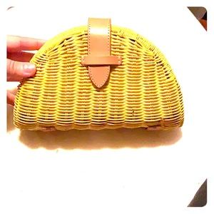 NWT J. Crew wooden clutch! ❤️